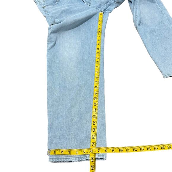 Veronica Beard Jeans Blake Classic Straight High Rise Sz 30 10 Relaxed Blue - Picture 9 of 11